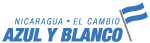 El Cambio Azul y Blanco Logo